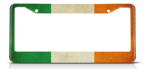 Beabes Marco De Matricula Con Bandera Irlandesa Vintage De I