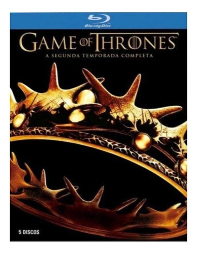 Blu-ray Box - Game Of Thrones - 2 Temporada Completa - Novo