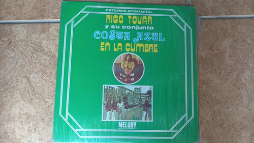 Rigo Tovar Y Su Conjunto Costa Azul En La Cumbre Disco Lp