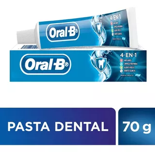 Pasta Crema Dental Menta Suave Complete 4 En 1 Oral B 70g