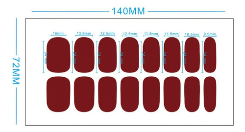 8 Hojas De Pegatinas De Gel Para Uñas, Tiras De Esmalte De U