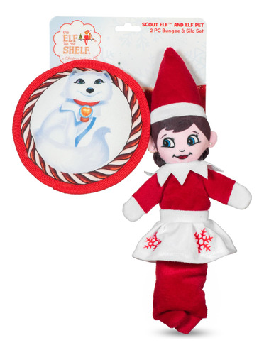 The Elf On The Shelf Juego De 2 Juguetes Para Perros Con Elf