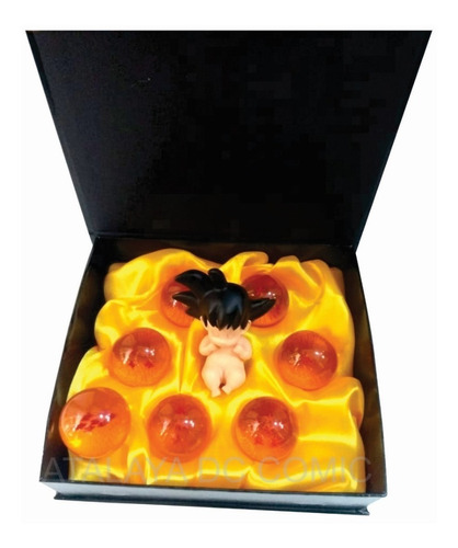 Esferas De Dragon Ball 4,5 Cm Shenlong  + Goku Bebe + Envio