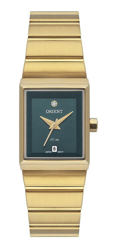 Relógio Orient Dourado Feminino 21mm Quartz Verde