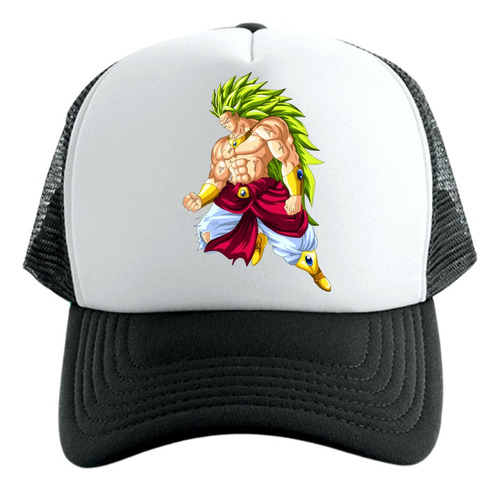 Gorra Tipo Trucker Negra Dragon Ball Super Broly Crunchyroll