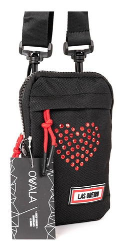 Imagen 2 de 5 de Mini Bandolera Porta Celular Las Oreiro Original Corazon