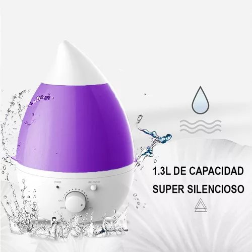 Humidificadores para dormitorio, silencioso (tanque de agua de 3 litro -  VIRTUAL MUEBLES