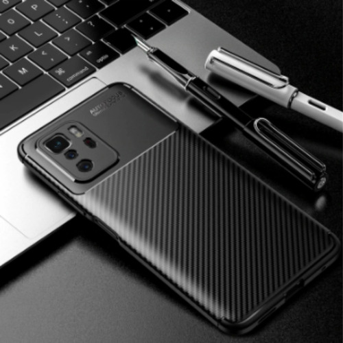 Imagen 2 de 5 de Case Funda Carbono Xiaomi Redmi Note 10 / 10s