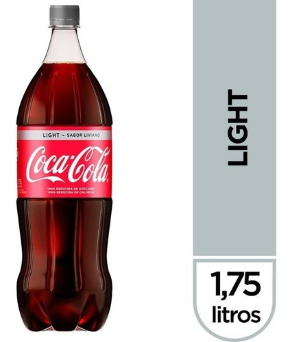 Gaseosa Coca-cola Light Botella 1,75 Lt. X 8 Unidades