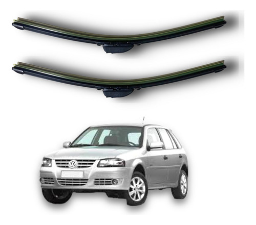 Kit 2 Escobillas Delanteras Volkswagen Gol Power 2005 A 2015