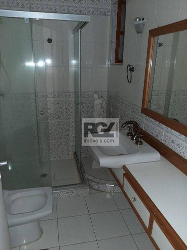 Apartamento Com 4 Dormitórios À Venda, 240 M² Por R$ 1.500.000,00 - Pompéia - Santos/sp - Ap2443