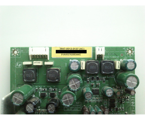 Board Audio Lg 3647-0012-0137 0171-2871-0124 42pc5dc (Usado)