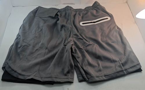 2 Pcs Shorts Deportivos Para Hombre Gim Ejercicio 4 Bolsillo