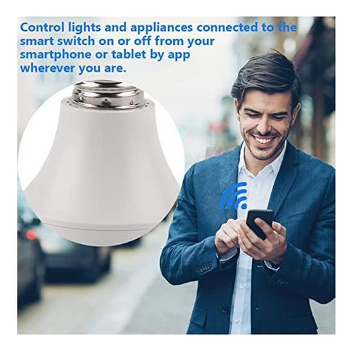 Caavo De Bombilla Base Led Adaptador Boba Base Convertidor