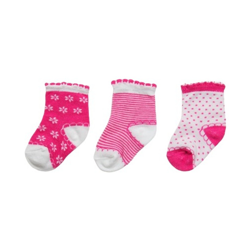 Pack De Medias Para Bebe X3 Rosa Mother´s Choice