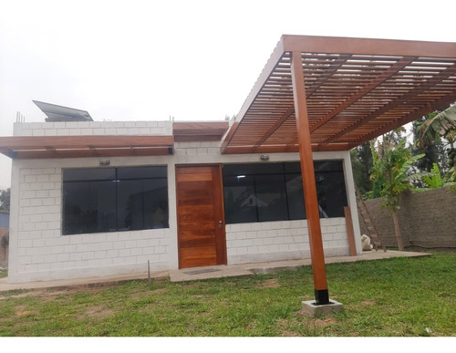 Pérgola  De Madera Huayruro Terraza Y Casa De Playa