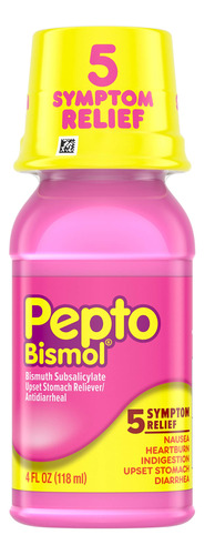 Pepto-bismol, Alivio Digestivo De 5 Sntomas, Original, 4 Onz