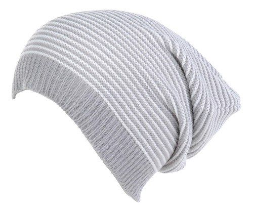 Un Gorro Unisex De Punto A Rayas, Ligero, Suave, A La Moda,.