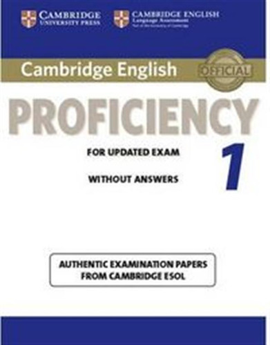 Cambridge Proficien,for Updated Exam 1 St Without Answers -