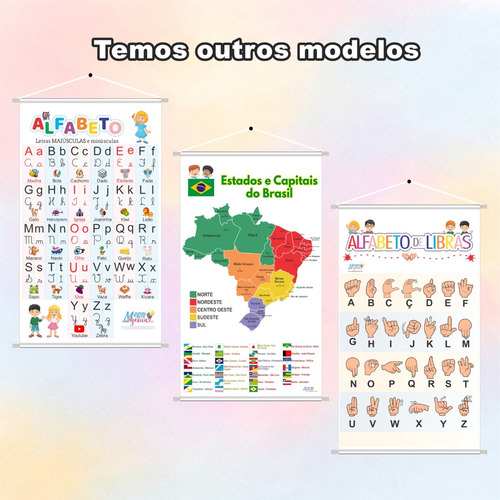Painel Banner Alfabetização Silabas Complexas Silabário