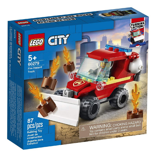 Lego 60279 City Ciudad Camioneta De Asistencia De Bomberos