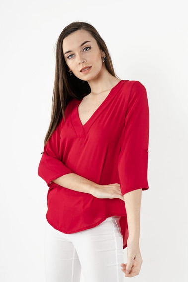 Blusa Roja Mujer MercadoLibre 📦