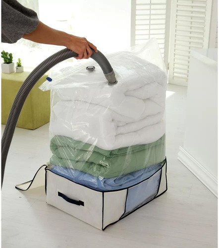 2 Bolsa Vacio Ahorra Espacio No Humedad No Olor Jumbo 100x80
