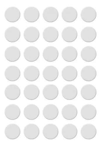 Tapa Furos Branco Tx 12mm - Pacote C/ 1000 Unidades