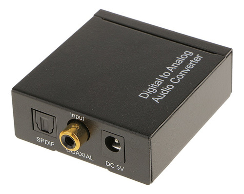 Set Digital Coaxial Óptico Toslink A Analógico Adaptador