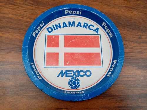 Charola Promocional De Pepsi. Del Mundial México 86
