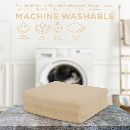 Toalla De Baño Para Piso De Algodón Suave Y Absorbente 112 X