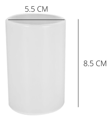 Molde Silicona Cilindro Liso Para Velas Mini