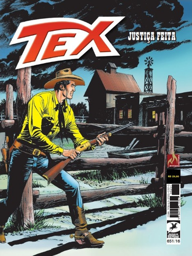 Livro Tex 651 - Justiça Feita, De Ruju, Pasquale., Vol. 1. Editorial Mythos Editora, Capa Mole, Edição 1 Em Português, 2024