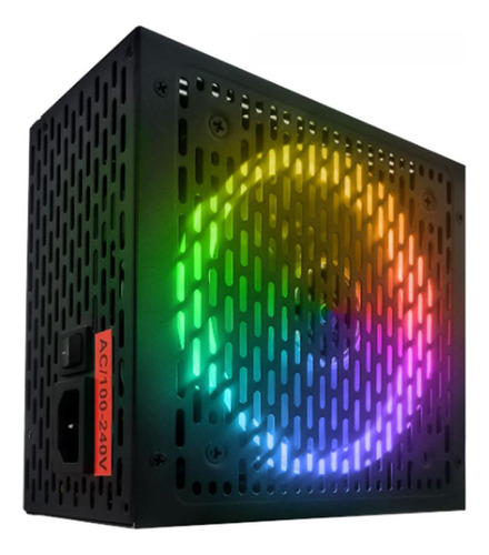 Fonte Brx Rainbow Rgb, 450w, 80 Plus Bronze, Pfc Ativo