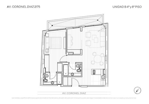 Imagen 22 de 30 de A Estrenar En Barrio Norte, Venta Departamento De 2 Ambientes Con Baulera