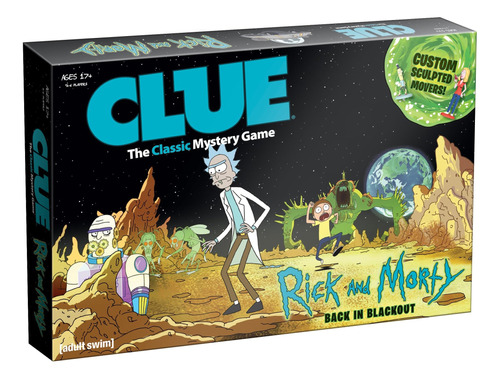 Pista De Usaopoly: Rick Y Morty | Con Personajes Del Program