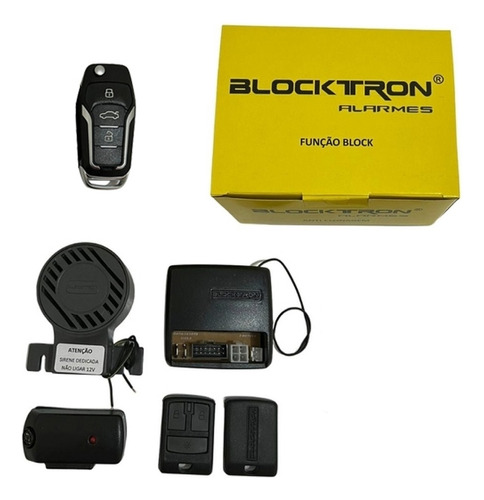 Alarme Auto Blockton Comfort 2 Controles 1 Canivete Ford