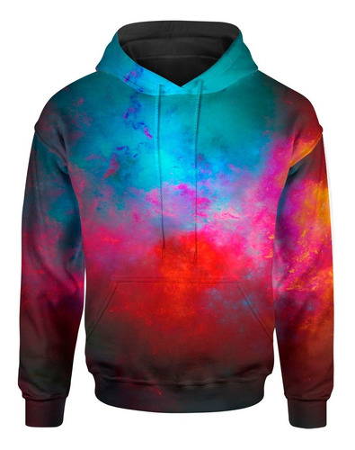 Sudadera Deportiva Sublimada Full Print Galaxia Nebulosa