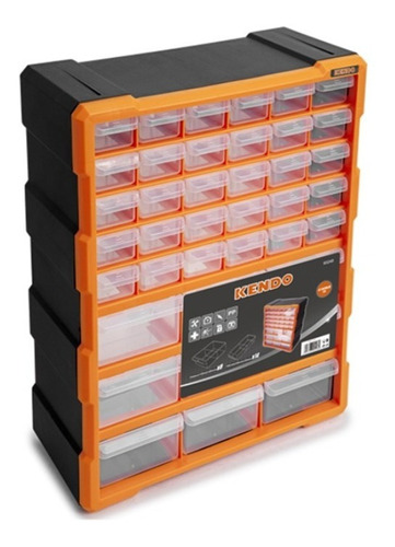 Caja Organizador  Kendo # 90248  Plastico 47,5x38x16 Cm