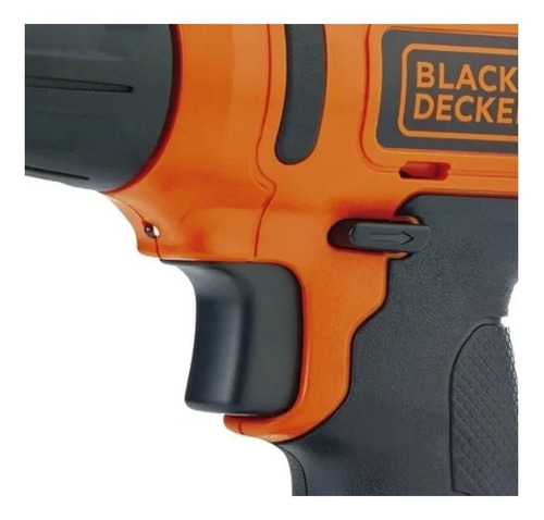 Imagen 3 de 7 de Taladro atornillador inalámbrico de 10mm Black+Decker LD12S 12V + accesorios 110V/220V
