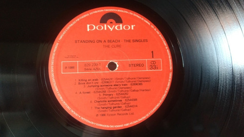 Lp The Cure - Standing On A Beach - Singles (1986) C Encarte (Usado)