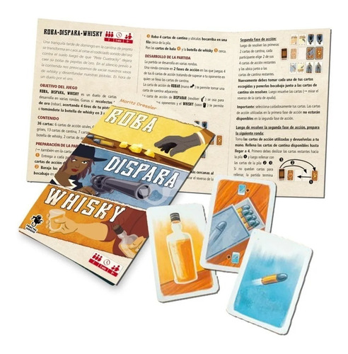 Roba Dispara Whisky - Juego De Mesa - Español / Diverti