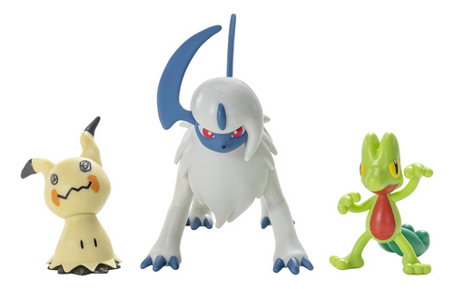 Pkw2679 3 Pack-features 2 Treecko, Mimikyu &amp; 3-inch...