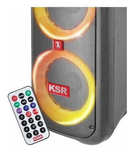 Imagen 2 de 8 de Bocina Bafle Recargable 2x8 Kaiser 7800w Ksr-link Ksw-0209