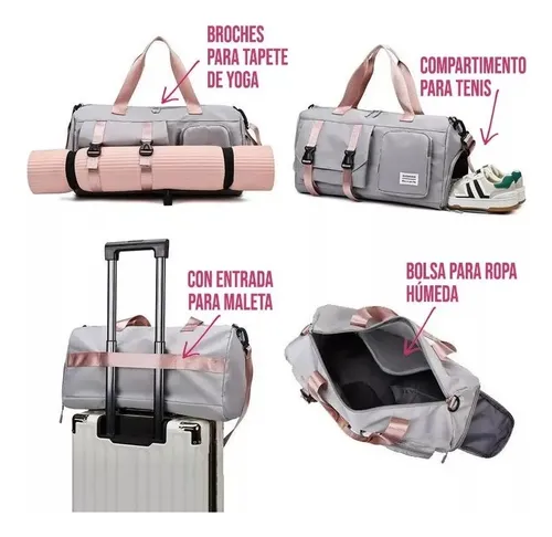 Maleta Bolsa Deporte Impermeable Con Partici n De Zapatos