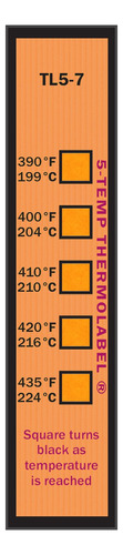 Etiqueta Temperatura 16 Unidad