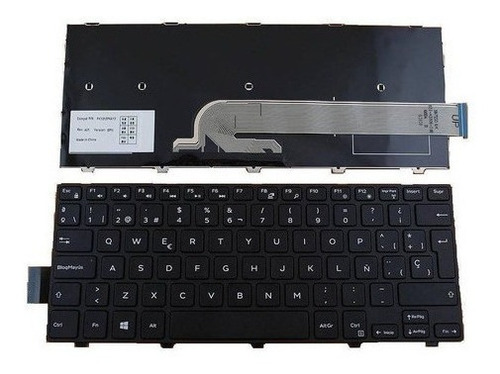 Imagen 1 de 4 de Teclado Dell Inspiron 14-3000 3447 3449 3446 3452 3465 3467