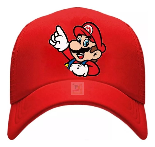 Gorra Mario Bros La Película Para Niño Ajustable Nintendo