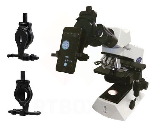 Adaptador Suporte Universal Celular Microscópio Telescópio