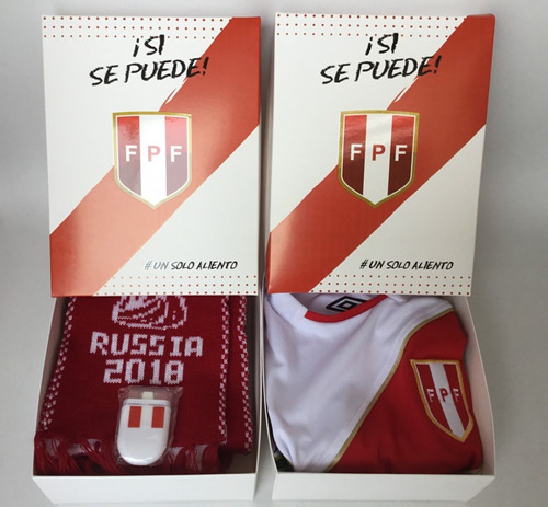 Peru Mundial Rusia 2018 Paquete Regalo Copa Mundo